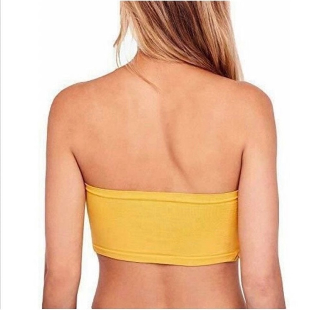 NWOT Free People Lace Bandeau in Daffodil Size XS/S💛 - Picture 2 of 2